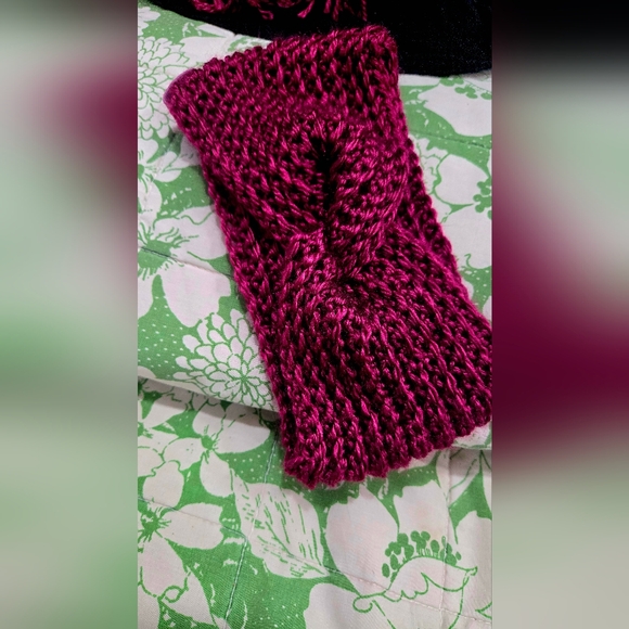 Scarf and Ear Warmer Headband Set - Picture 2 of 6
